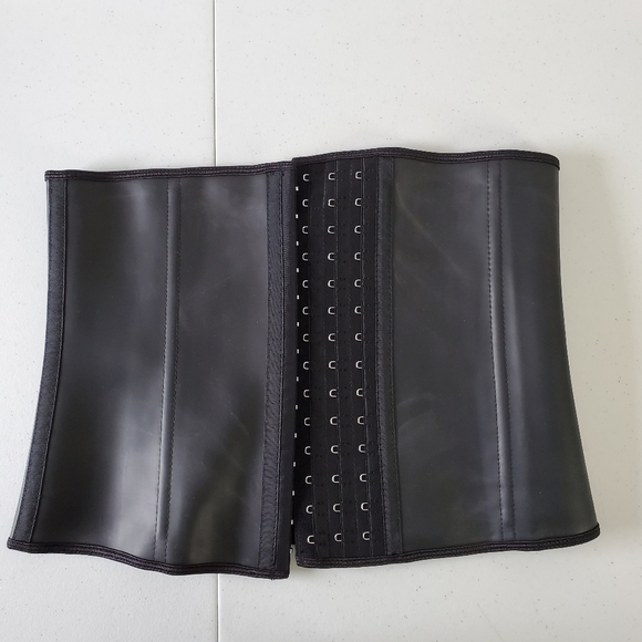 Yianna Women's Corset Waist Trainer Size Large Underbust Body Shaper Black - Picture 2 of 14